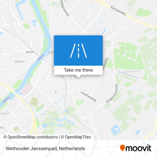 Wethouder Janssenpad map