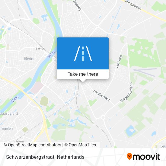 Schwarzenbergstraat map