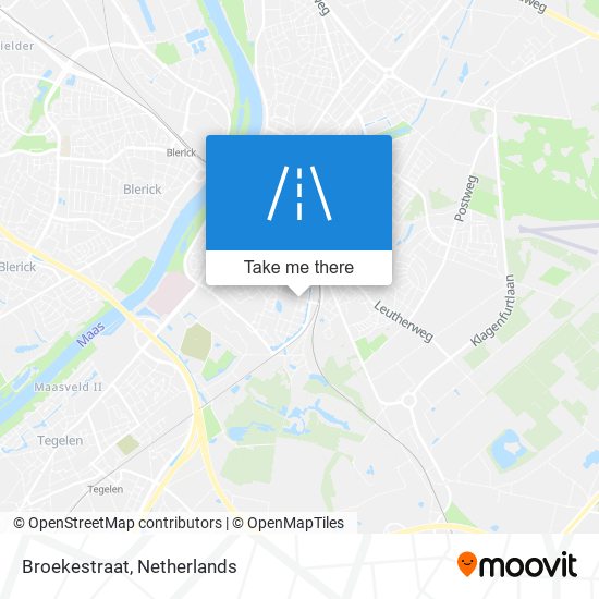 Broekestraat map