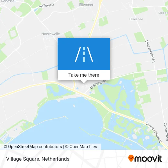 Dorpsplein map