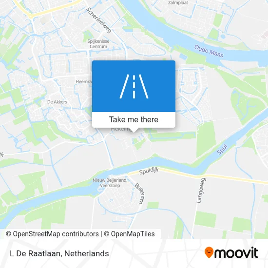 L De Raatlaan map