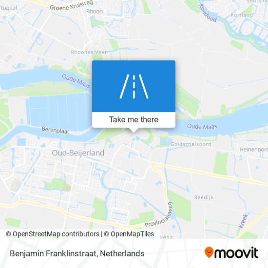 Benjamin Franklinstraat map