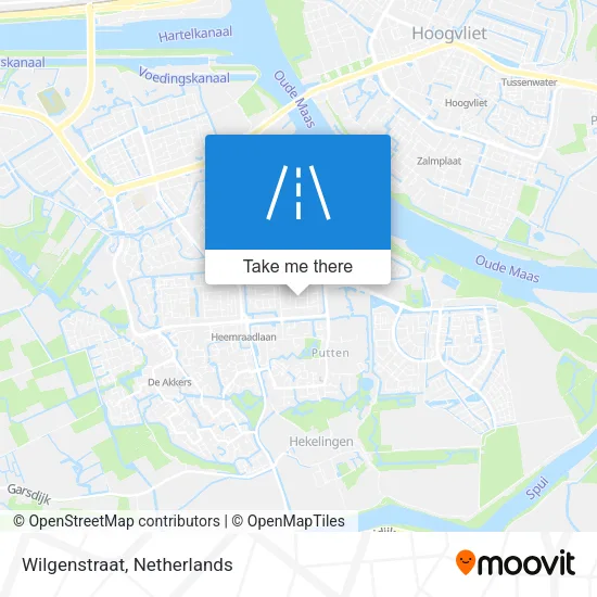 Wilgenstraat map