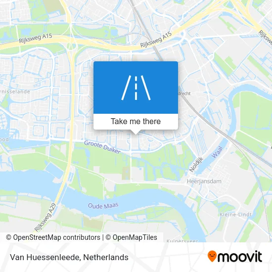 Van Huessenleede map
