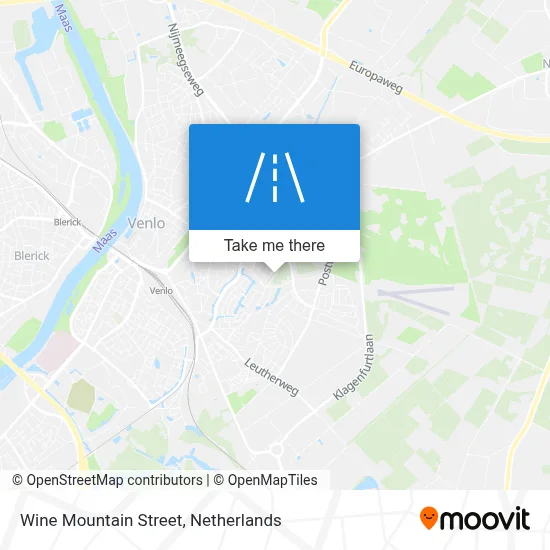 Wijnbergstraat map