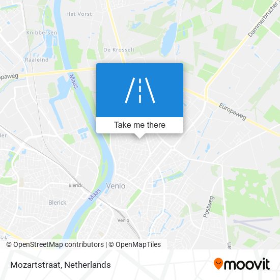 Mozartstraat map