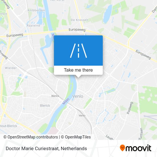 Doctor Marie Curiestraat map