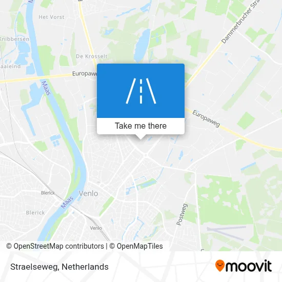 Straelseweg map