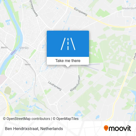 Ben Hendrixstraat map