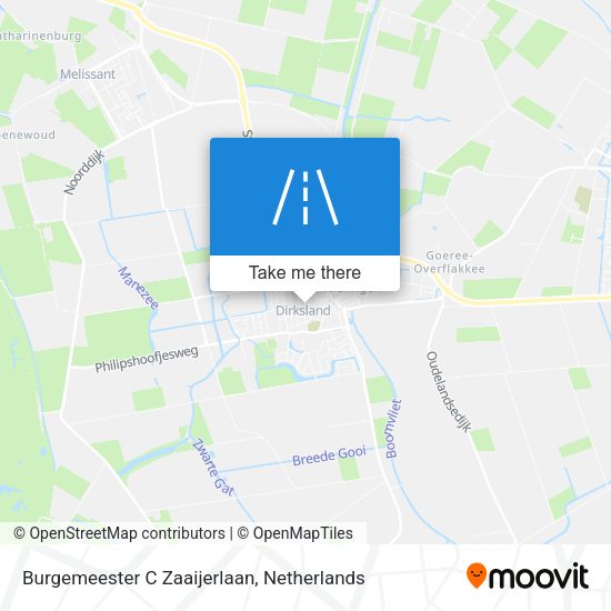 Burgemeester C Zaaijerlaan map