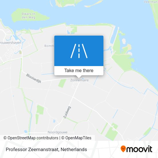 Professor Zeemanstraat map