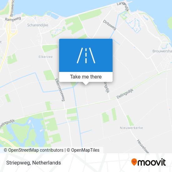 Striepweg map