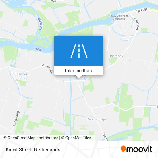 Kievitstraat map
