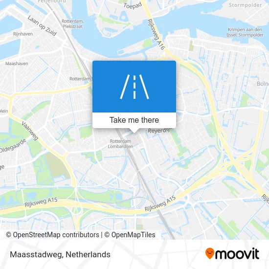 Maasstadweg map