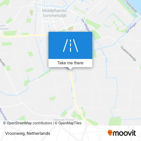 Vroonweg map