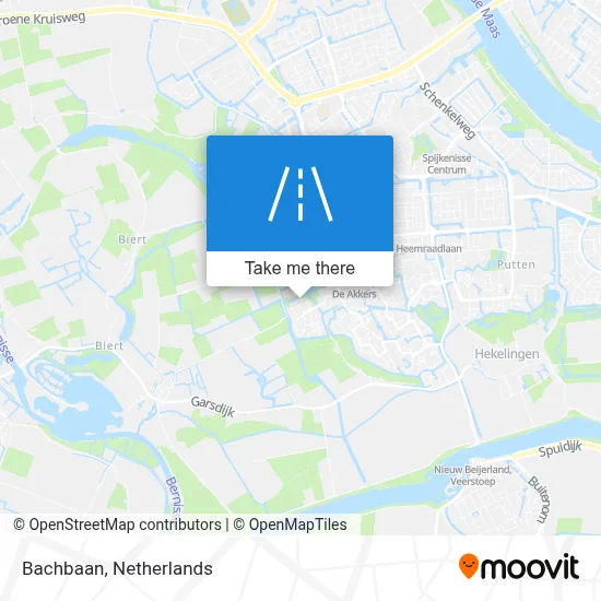 Bachbaan map