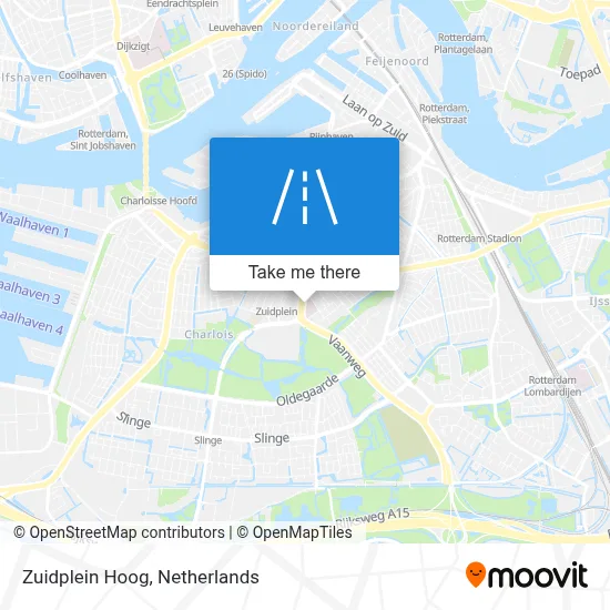 Zuidplein Hoog map