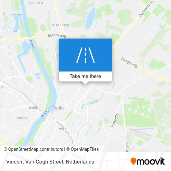 Vincent Van Goghstraat map