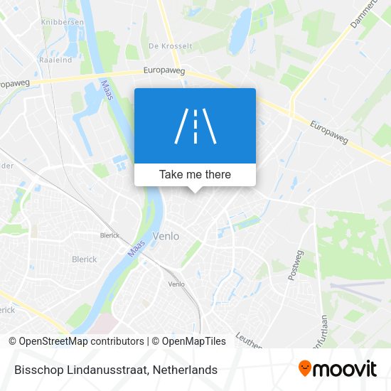 Bisschop Lindanusstraat map