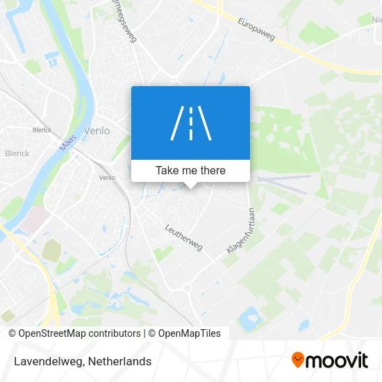 Lavendelweg map