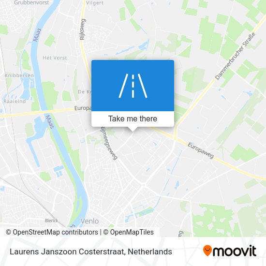 Laurens Janszoon Costerstraat map