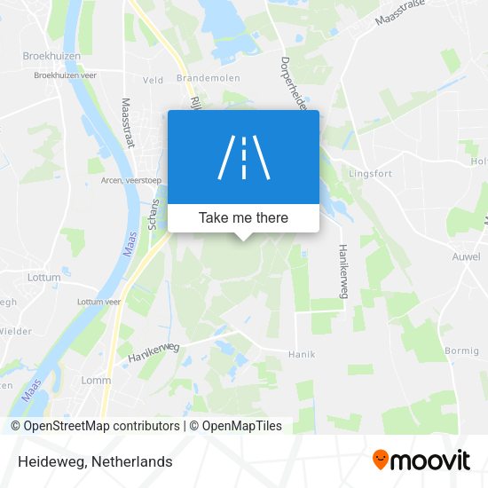 Heideweg map