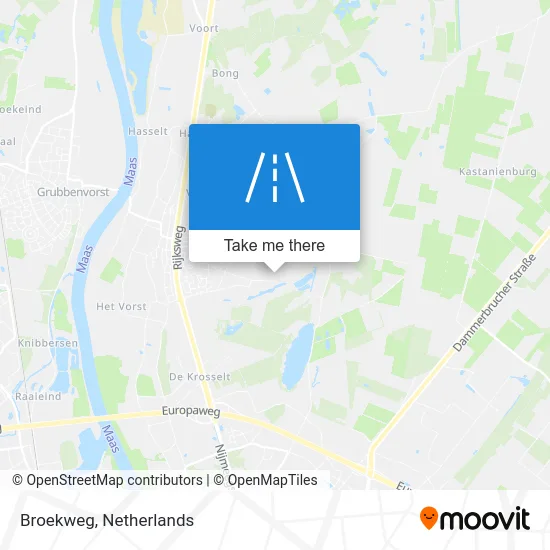 Broekweg map