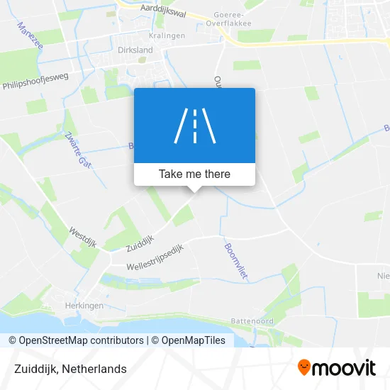 Zuiddijk map