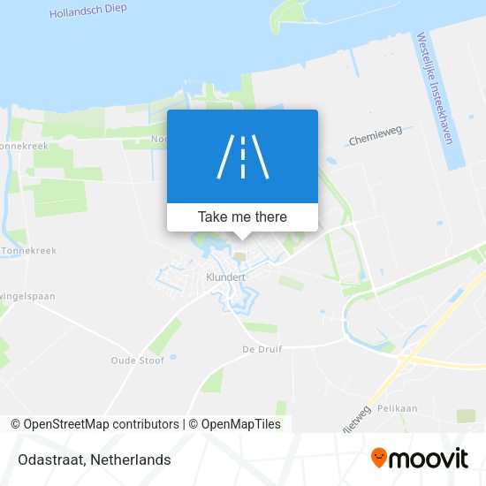 Odastraat map