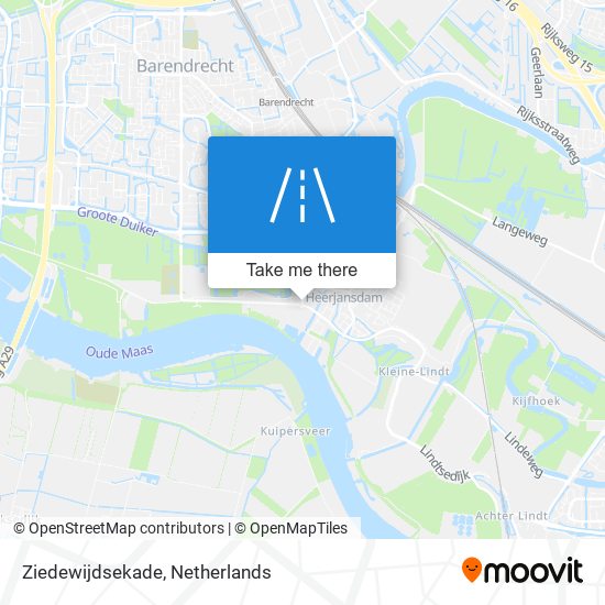 Ziedewijdsekade map