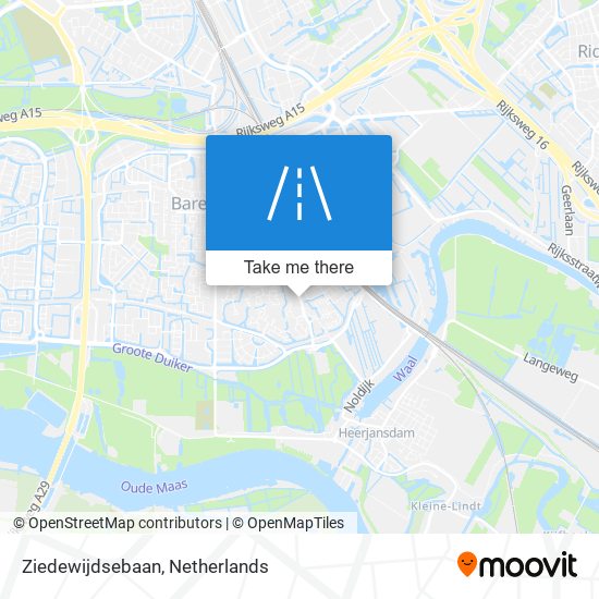 Ziedewijdsebaan map