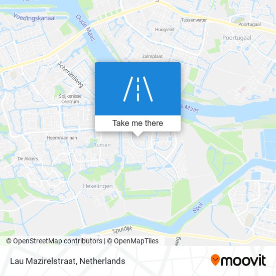 Lau Mazirelstraat map