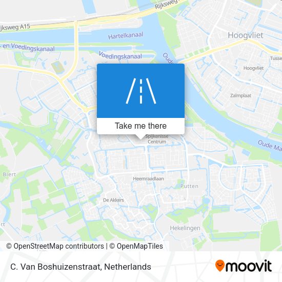 C. Van Boshuizenstraat map