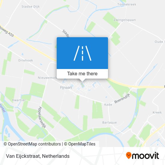 Van Eijckstraat map