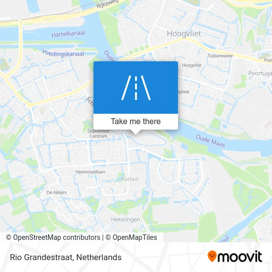 Rio Grandestraat map