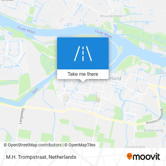 M.H. Trompstraat map