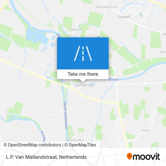 L.P. Van Mallandstraat map