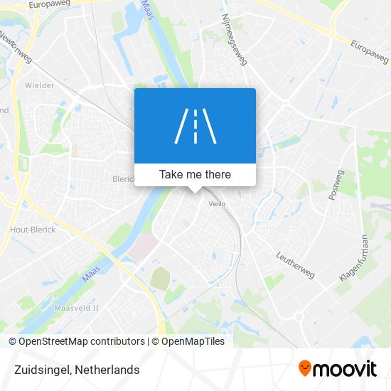 Zuidsingel map