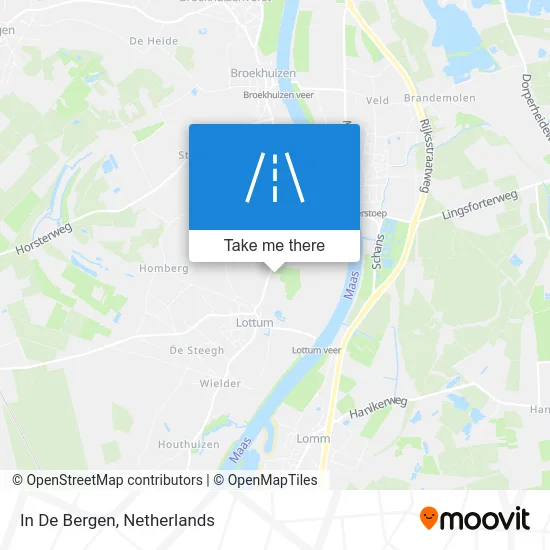 In De Bergen map