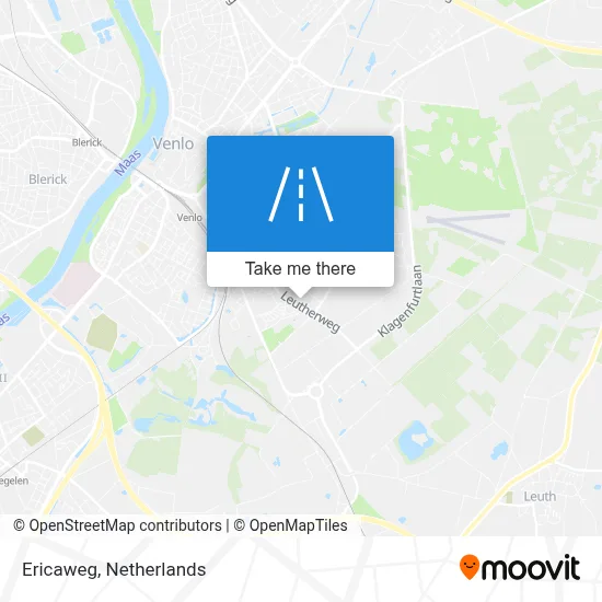 Ericaweg map