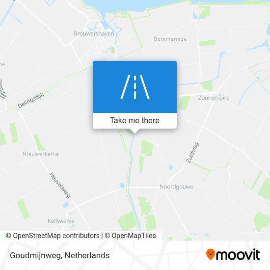 Goudmijnweg map