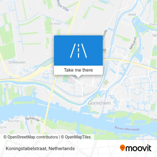 Koningstabelstraat map