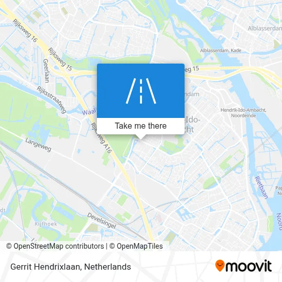 Gerrit Hendrixlaan map