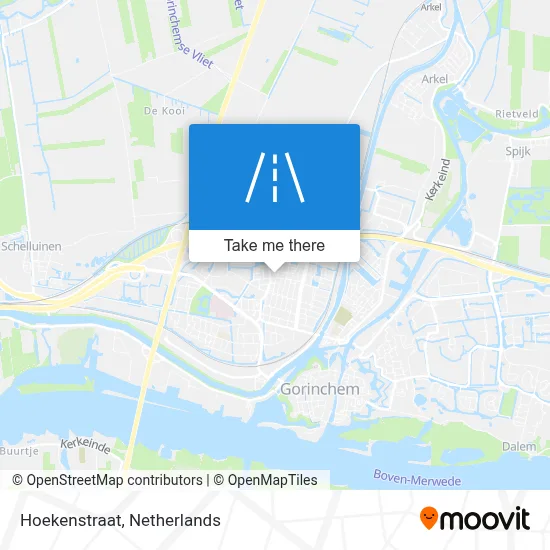 Hoekenstraat map