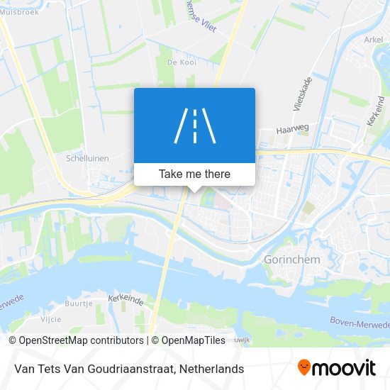 Van Tets Van Goudriaanstraat map