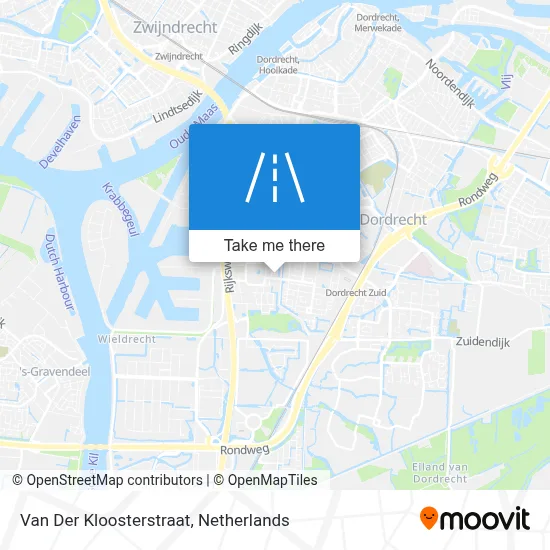 Van Der Kloosterstraat map