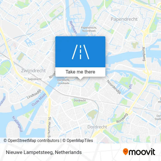 Nieuwe Lampetsteeg map