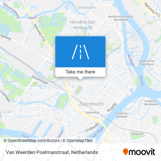 Van Weerden Poelmanstraat map