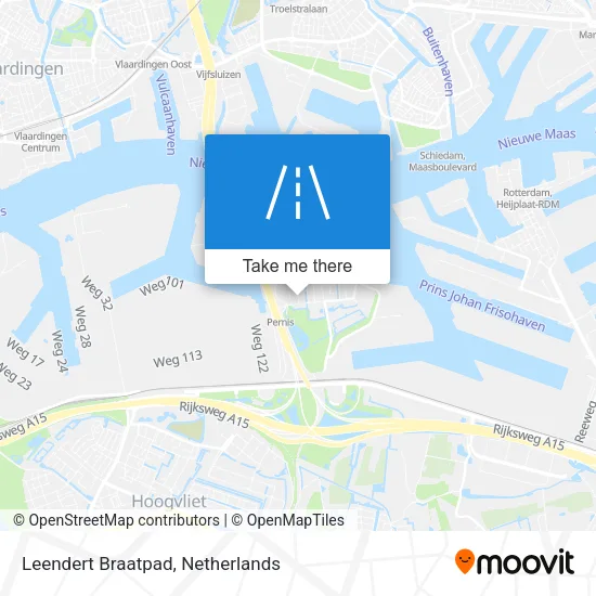 Leendert Braatpad map