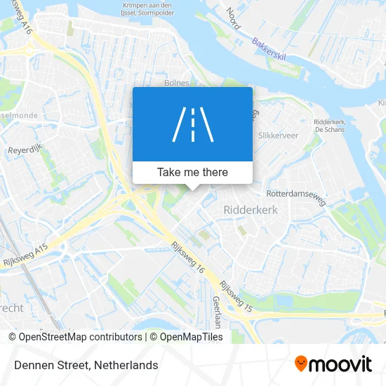Dennenstraat map